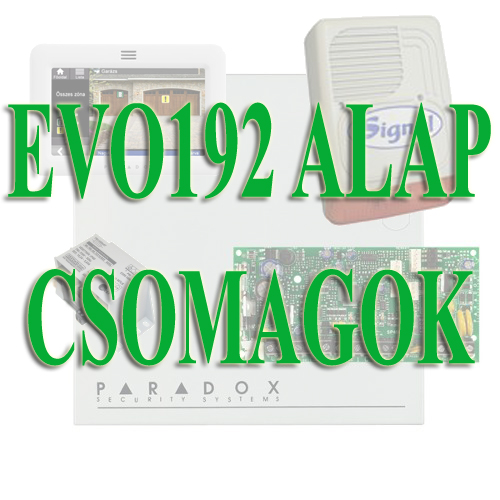 EVO192-es riasztórendszer alap csomagok