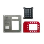 CODEFON javító szett EVKT kültéri kaputelefon egységhez. Fém előlap, UV szűrő, üveg billentyűzet