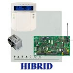 Paradox MG5000 hibrid rádiós riasztó, dobozzal, K32LCD+ kezelő, 30VA táp