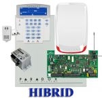 Paradox MG5000 rádiós riasztó, dobozzal, K37 rádiós kez, 30VA táp, SR130 szir