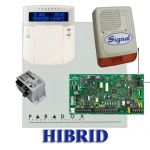 Paradox MG5050 hibrid rádiós riasztó,  dobozzal,  K32LCD+ kezelő,  45VA táp,  PS128 szir