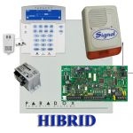 Paradox MG5050 rádiós riasztó, dobozzal, K37 rádiós kez, 45VA táp, PS-128 szir