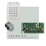 Paradox SP4000 riasztórendszer dobozzal, K10V kezelőegység, 30VA tápegység