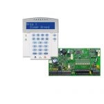 PARADOX SP7000 + K32LX LCD RÁDIÓS szöveges kezelőegység, riasztó rendszer központ panel