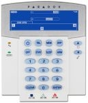 Paradox K35 kezelő 32 zónás vezetékes fix szöveges LCD billentyűzet