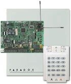 PARADOX MG5000 MAGELLAN + K10V rádiós riasztórendszer és kezelőegység riasztó