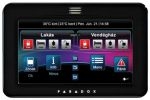 PARADOX TM50 kezelő, fekete érintőképernyős kezelőegység