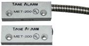 TANE MET-200ARM  nyitásérzékelő fém ajtóra páncél kábelvédővel