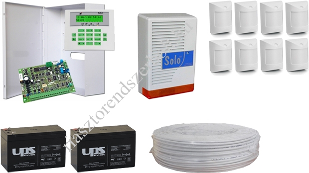 Komplett riasztórendszer szett Satel INTEGRA32 LCD riasztó